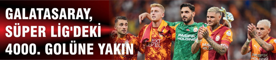 Galatasaray, Süper Lig'deki 4000. golüne yakın