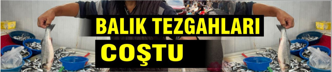 Balıkesir'de Balıkta Haftasonu Bereketi