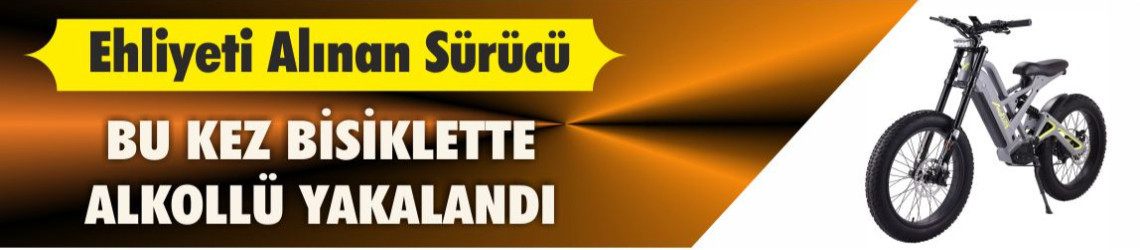 Ehliyeti Alınan Sürücü, Bu Kez Bisiklette Alkollü Yakalandı
