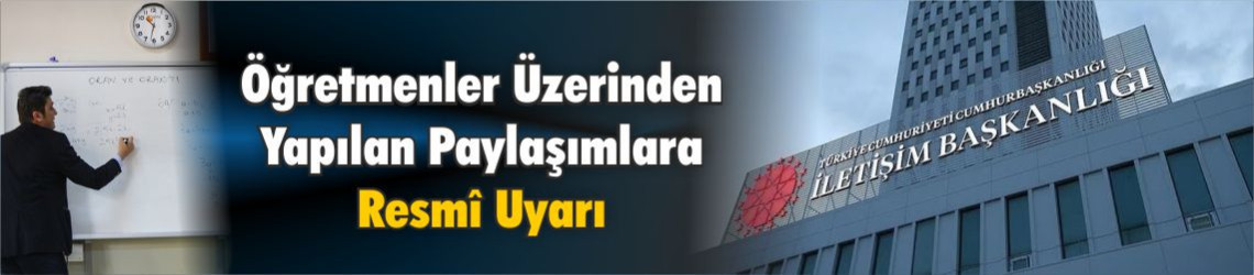 Öğretmenler Üzerinden Yapılan Paylaşımlara Resmî Uyarı