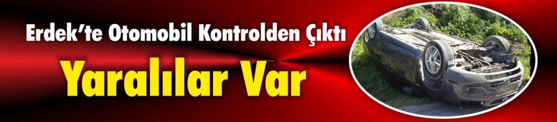 Erdek Tatlısu Kavşağı'nda Kaza: 2 Yaralı