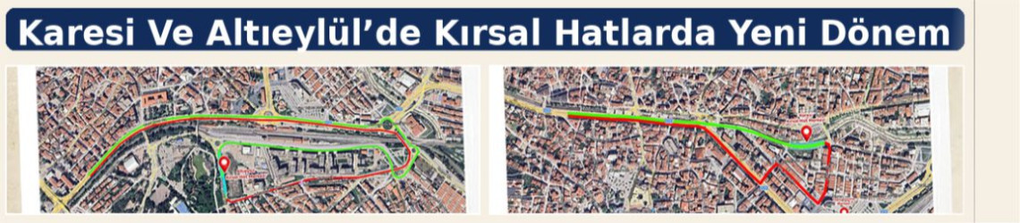 Balıkesir'de Ulaşımda Yeni Dönem: Kırsal Hatlar Artık TTM’ye Girmeyecek