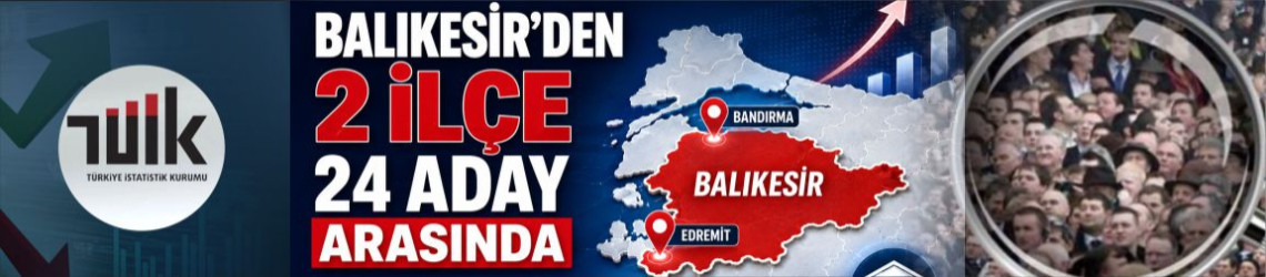 Türkiye’nin 24 İl Adayı Açıklandı: Balıkesir’den 2 İlçe Var