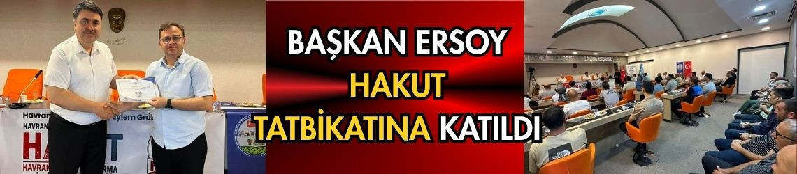 Başkan Ersoy HAKUT Tatbikatına Katıldı