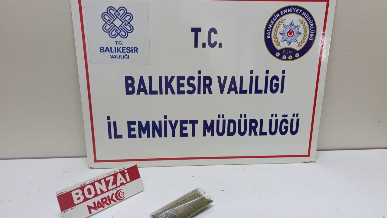 Balıkesir’de Uyuşturucuya 4 Gözaltı