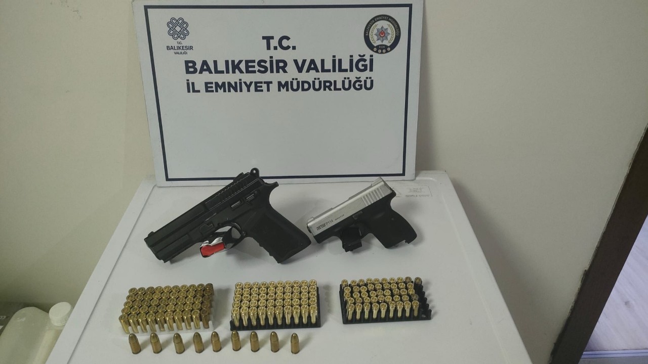 Bandırma’da Silah ve Mermi Ele Geçirildi