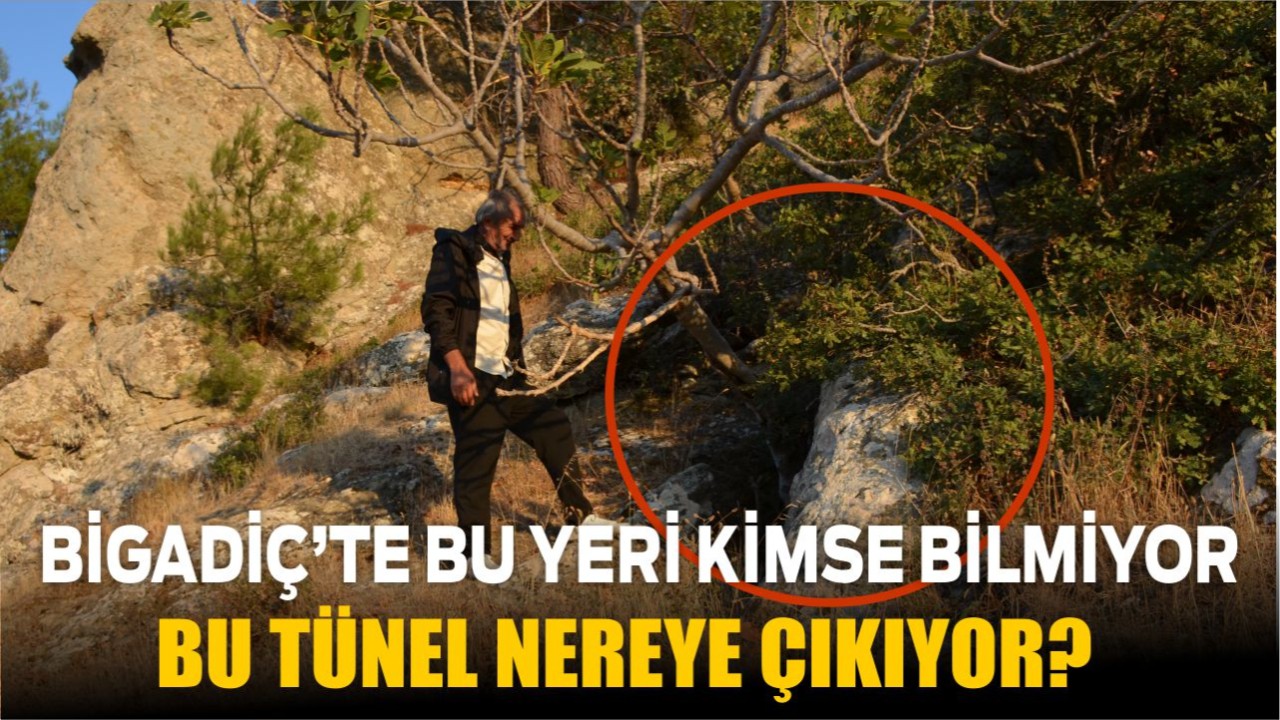 Bigadiç'in Köyü’nde Sır Dolu Giriş: Kale Mi, Tünel Mi?