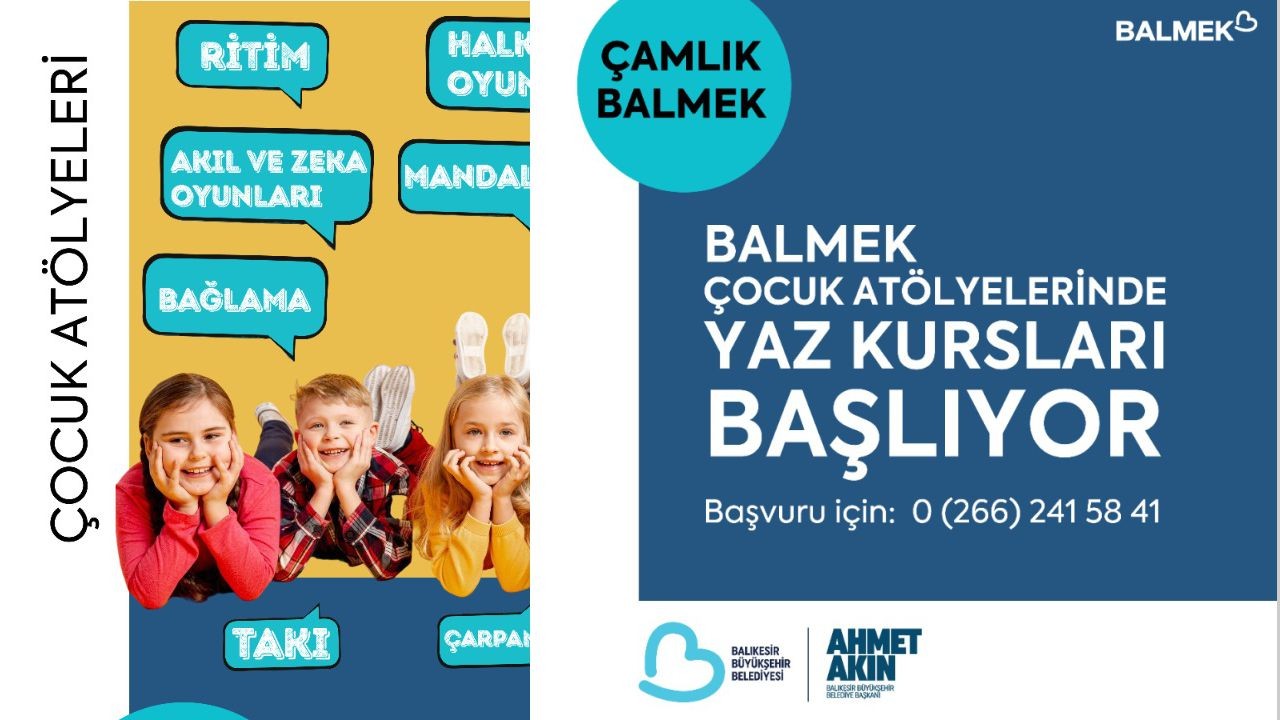 Büyükşehir, çocukları birbirinden eğlenceli atölyelerle buluşturuyor