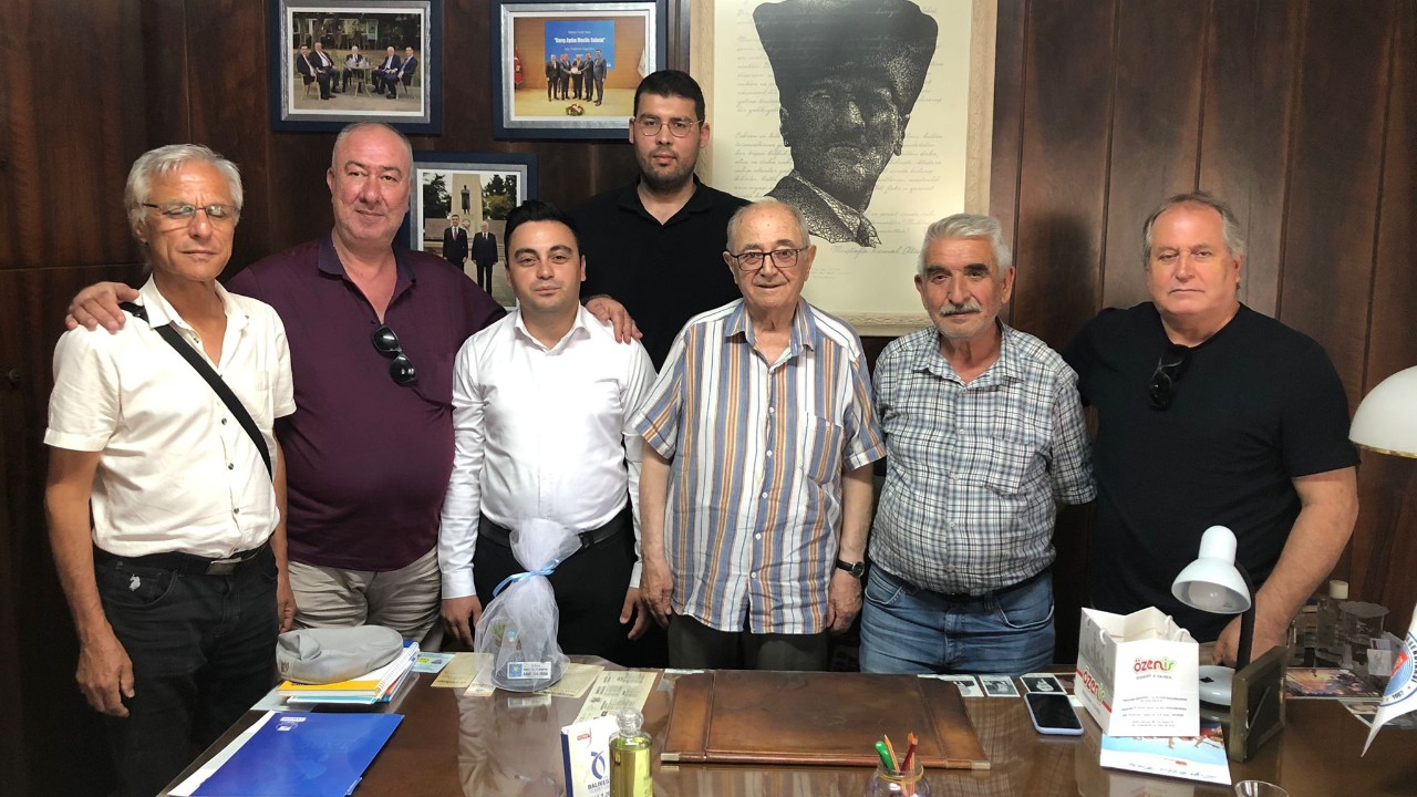 Genç Başkan Cahit Can Tekin’den Efsane Başkan Ziya Tan’a Ziyaret