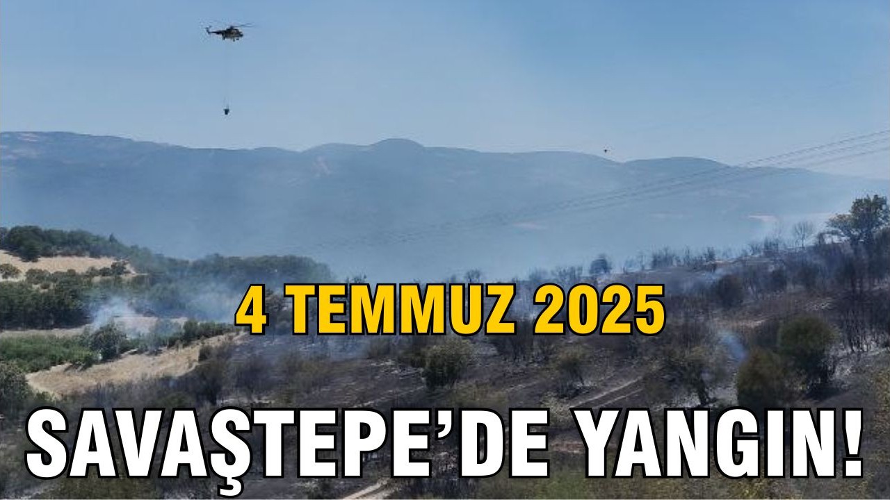 Savaştepe'de Çıkan Yangına Müdahale