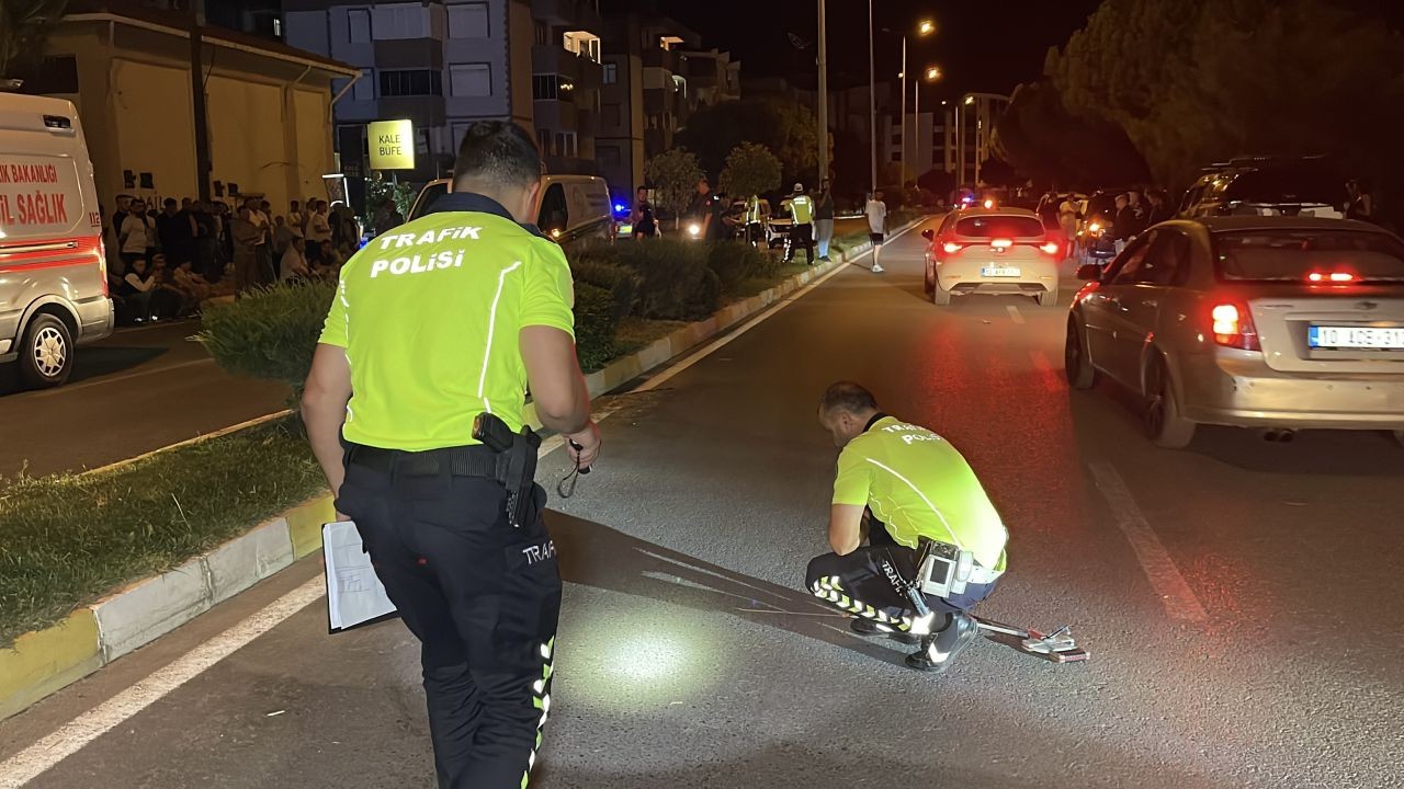 Balıkesir'de aracın çarptığı yaya hayatını kaybetti