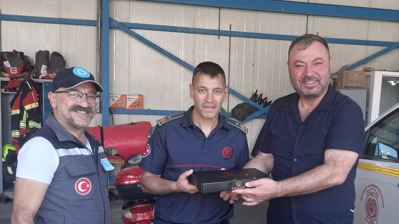 İYİ Parti’den Kepsut İtfaiyesi’ne Teşekkür Ziyareti