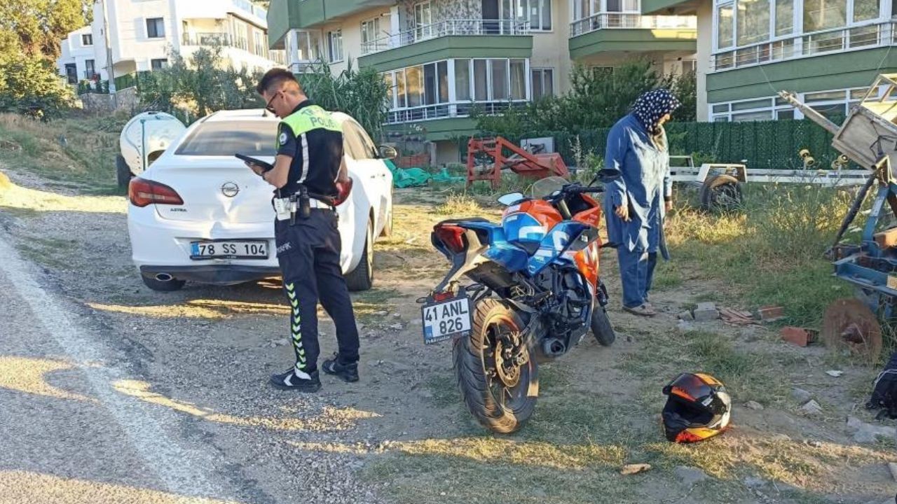 Erdek’te Motosiklet Kazası: 1 Yaralı