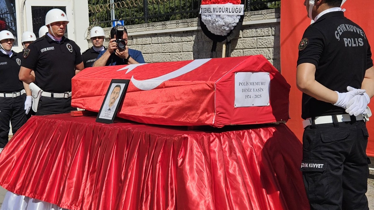 Polis Memuru Deniz Yaşin’e Veda