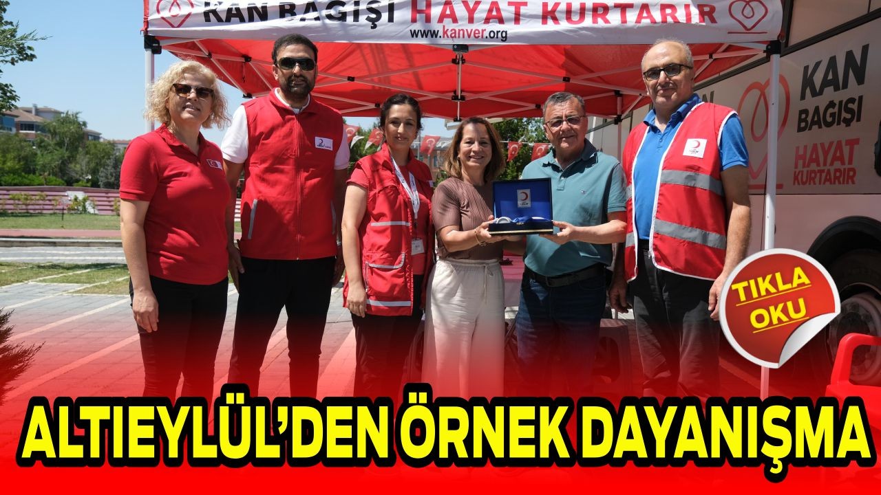 Altıeylül’de Örnek Dayanışma
