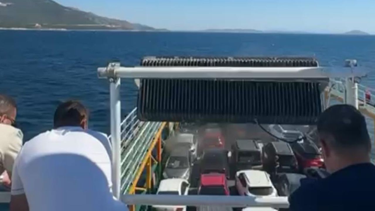 Seyir Halindeki Feribotta Yangın Paniği