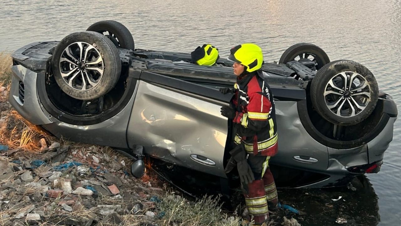 Otomobil Takla Attı, Sürücüsü Kayıplara Karıştı