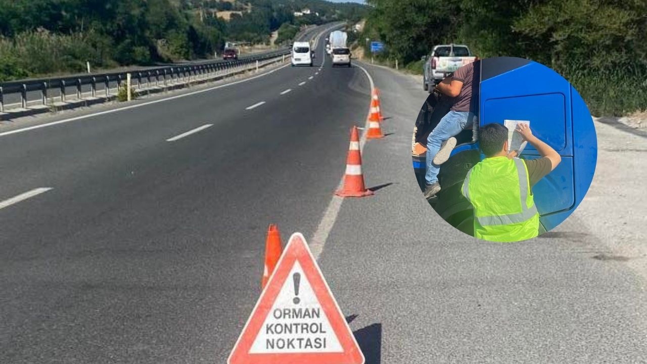 Balıkesir'de orman ürünleri taşımacılığına denetim