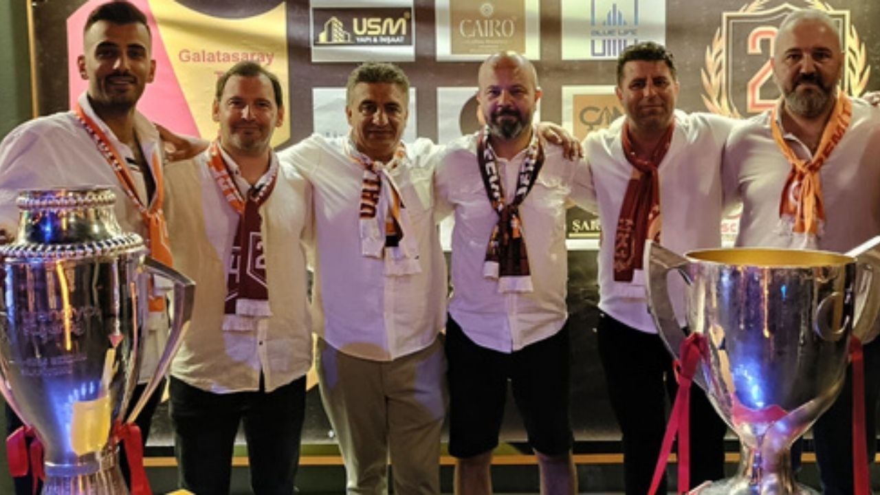 Edremit'te Galatasaray'ın 25. şampiyonluğu coşkuyla kutlandı