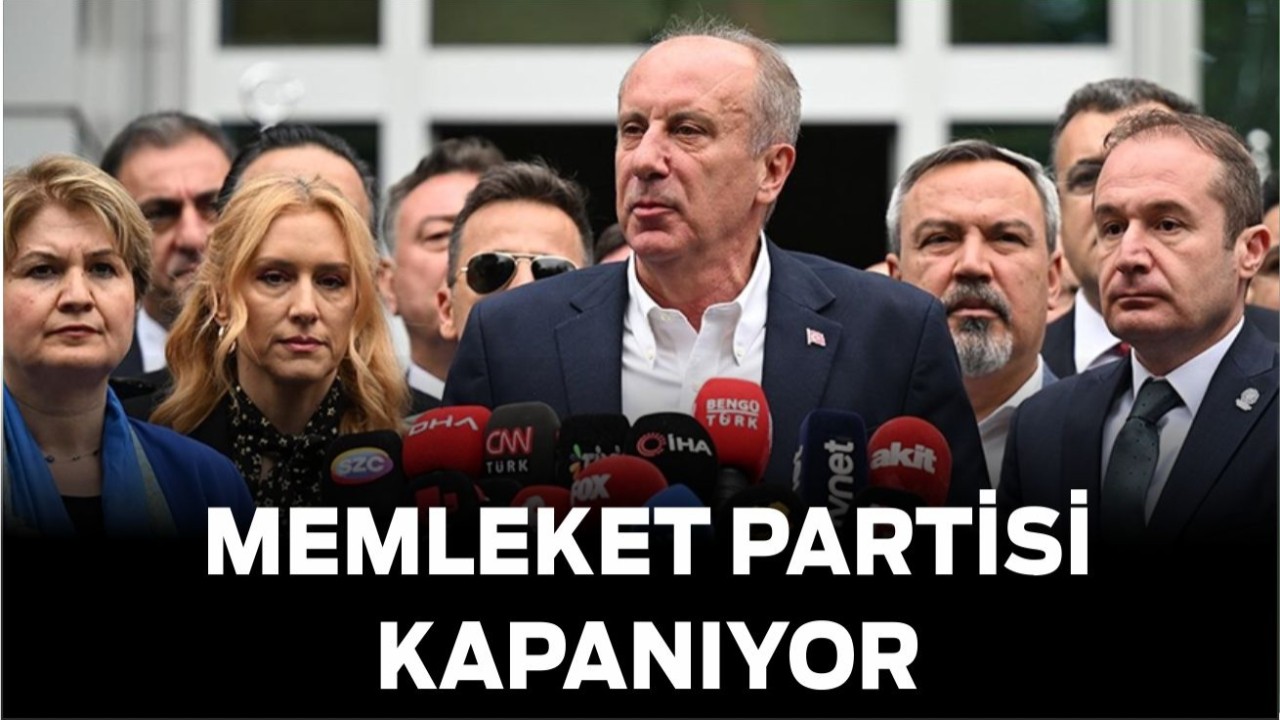 Memleket Partisi Kapanıyor: Kurultay 21-22 Temmuz’da Yapılacak