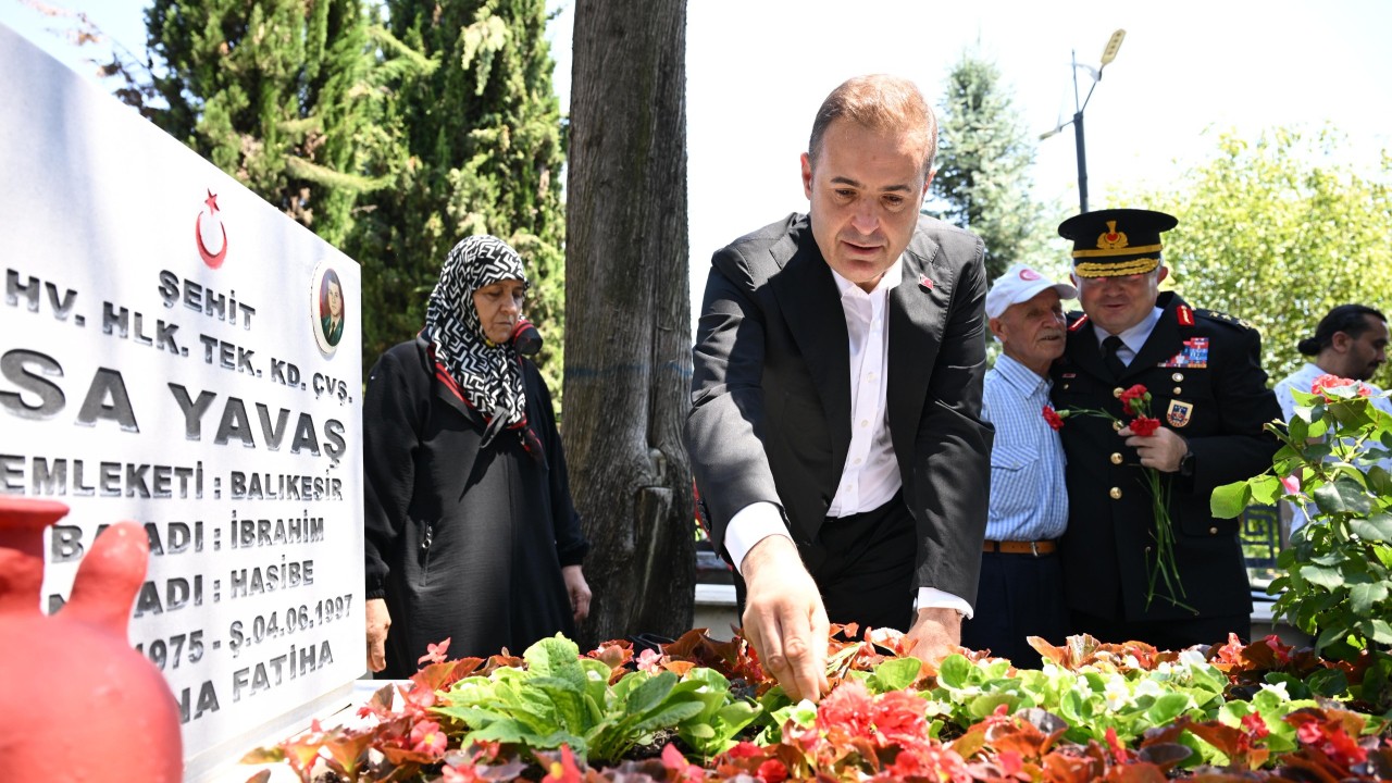 Başkan Akın’dan kahraman şehitlere ahde vefa