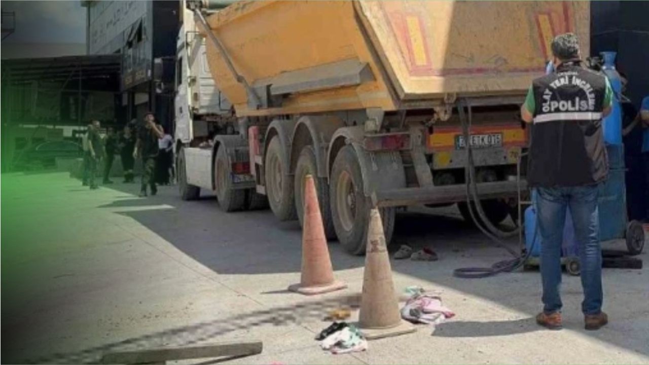 Kafası damper kapağına sıkışan sürücü öldü