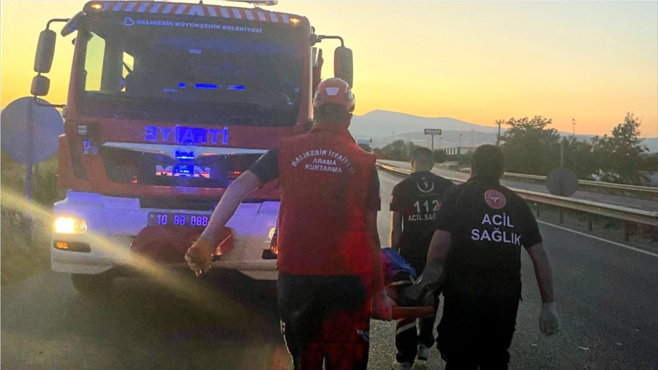 Balıkesir-Bursa Karayolunda Trafik Kazası: 3 Yaralı