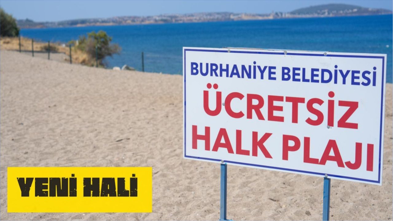 Burhaniye'de Eski Market Yerine Halk Plajı Yapıldı