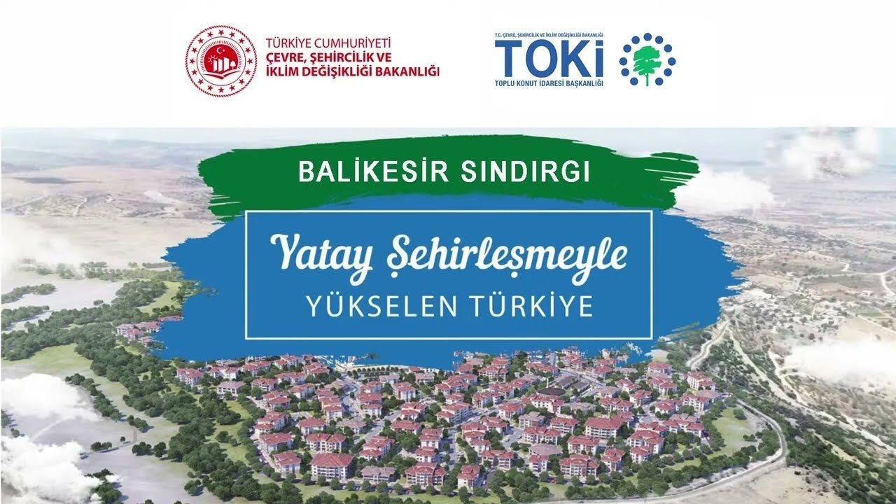 Balıkesir Sındırgı 3. etap TOKİ konutları için kura çekimi yapıldı