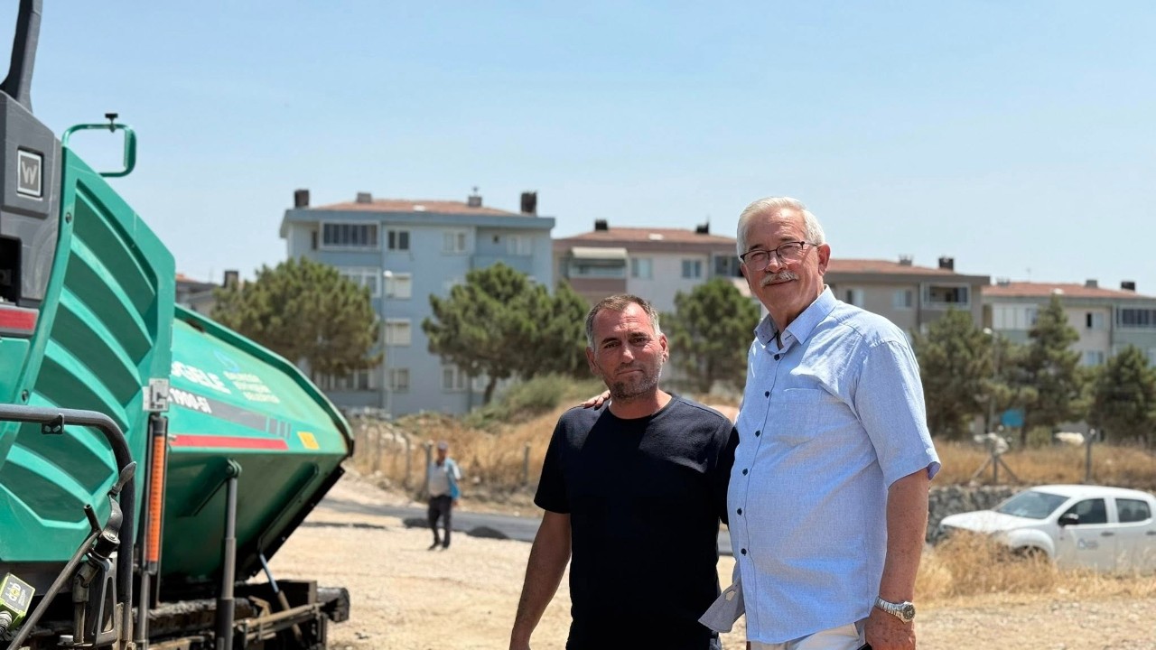 Erdek Atatürk Mahallesi Atlas Caddesi Asfalta Kavuştu