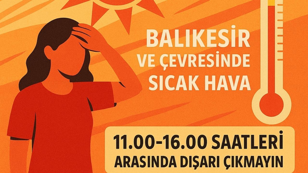 Balıkesir’de 41 Dereceye Kadar Yükselecek! Sıcaklık Uyarısı Geldi