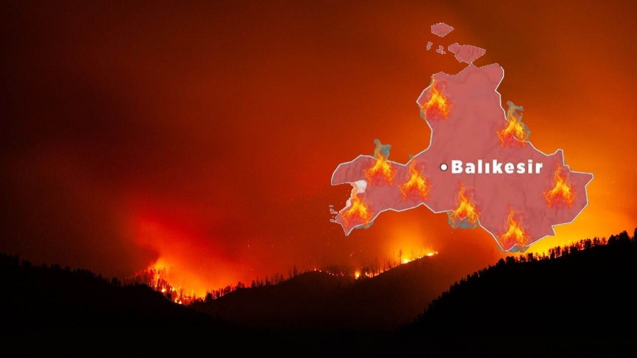 Balıkesir’in Orman Yangını Risk Haritası: Tehlike Nerede Yoğunlaşıyor?