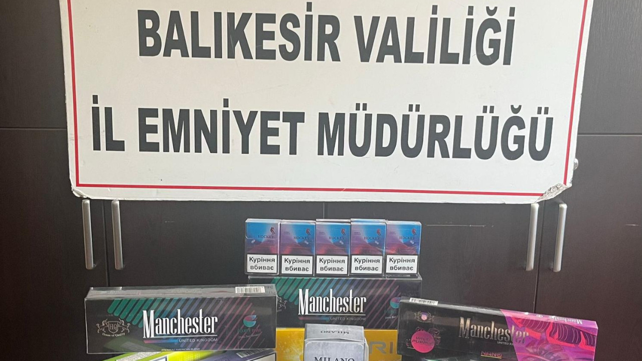 Balıkesir ve Edremit’te Kaçak Sigara ve Alkol Operasyonu 2 Kişiye Adli İşlem