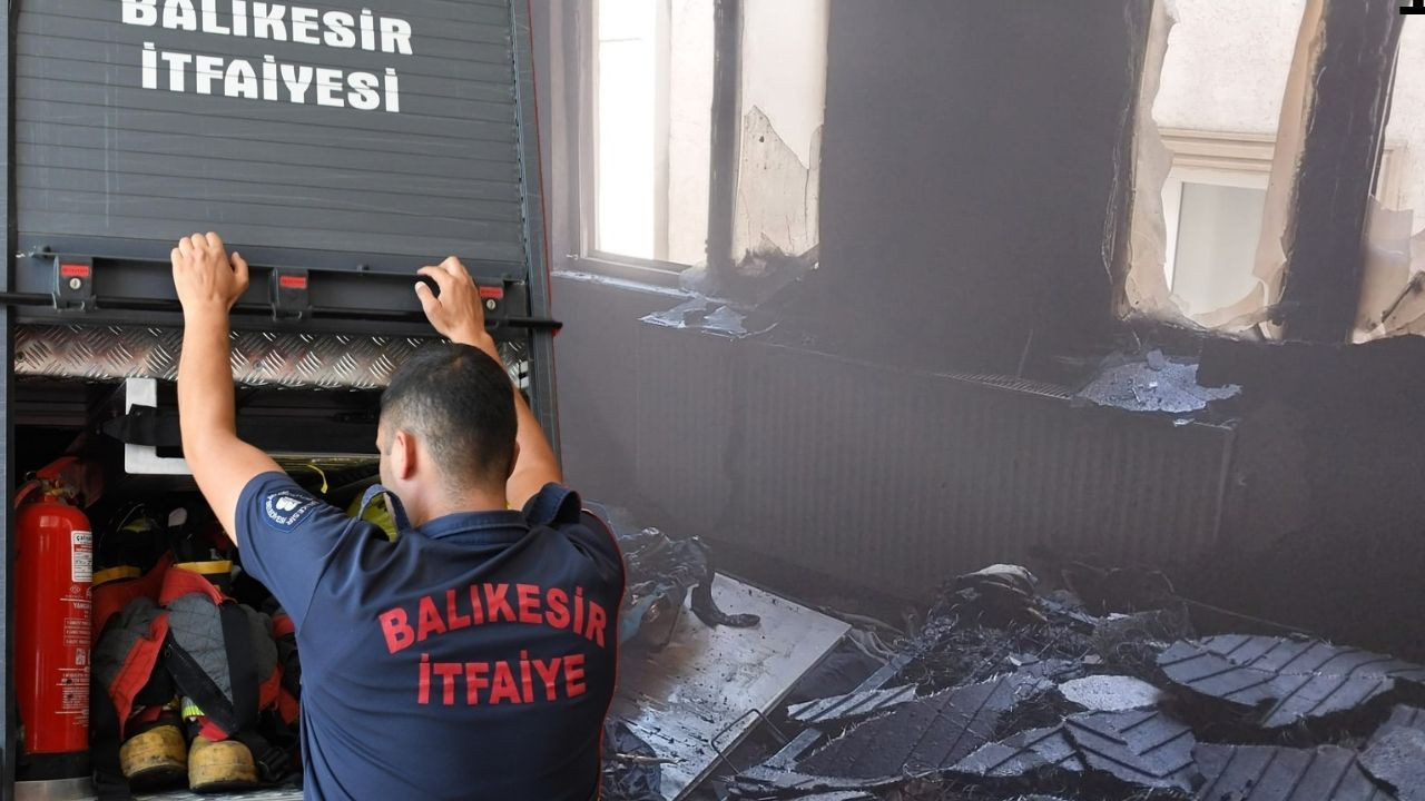 Balıkesir Büyükşehir İtfaiyesi Her Yerde Görev Başında