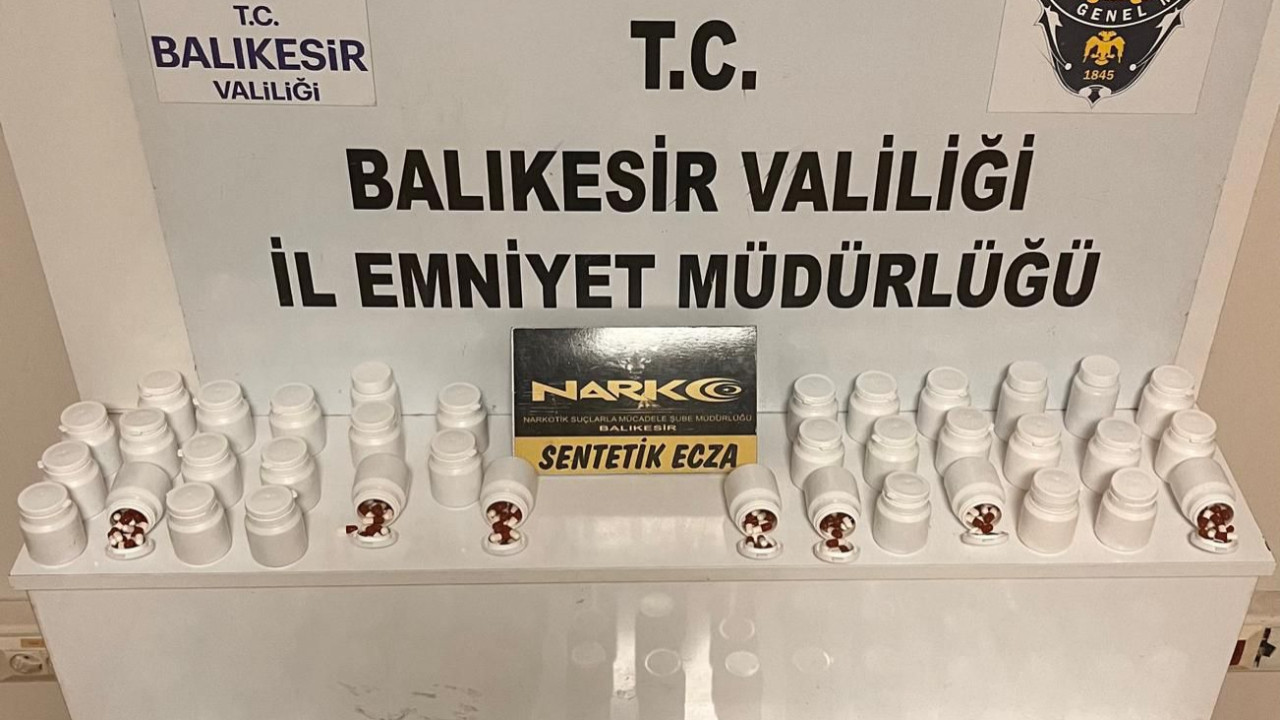 Balıkesir’de 5200 Uyuşturucu Hap Ele Geçirildi