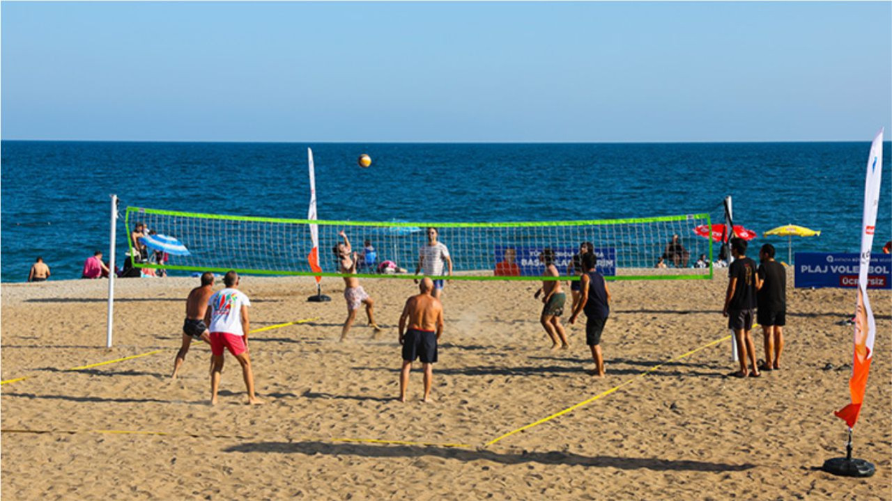 Plaj Voleybolu Halk Turnuvası Başlıyor