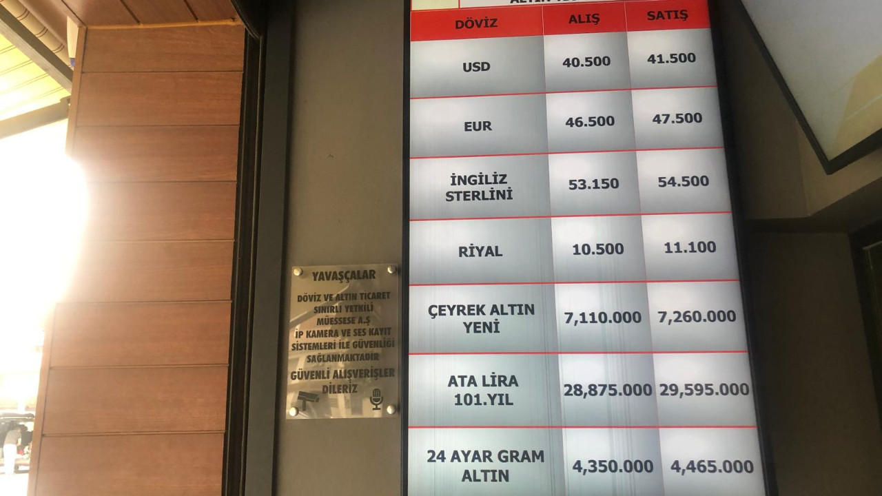 6 Ağustos 2025 Döviz ve Altın Fiyatları Çeyrek Altın Yükselişte