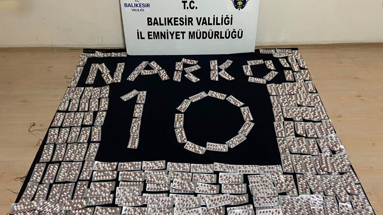 Balıkesir’de 3.179 Adet Hap Ele Geçirildi