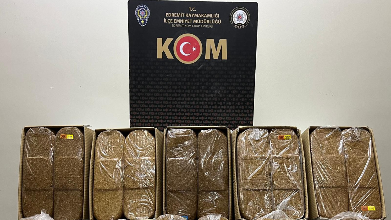 Edremit’te Kaçak Tütün Operasyonu 80 Kilo Ele Geçirildi!