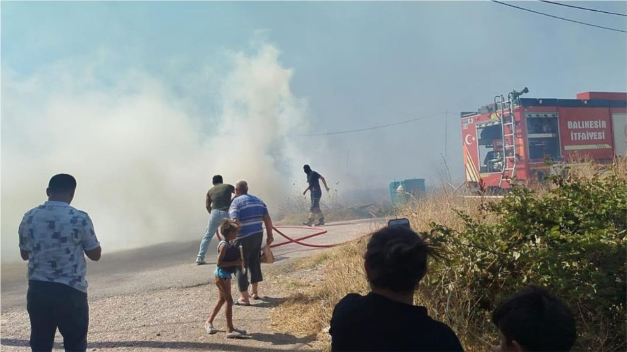Bandırma NATO Dolum Tesislerinde Yangın: Bölge Terk Edildi