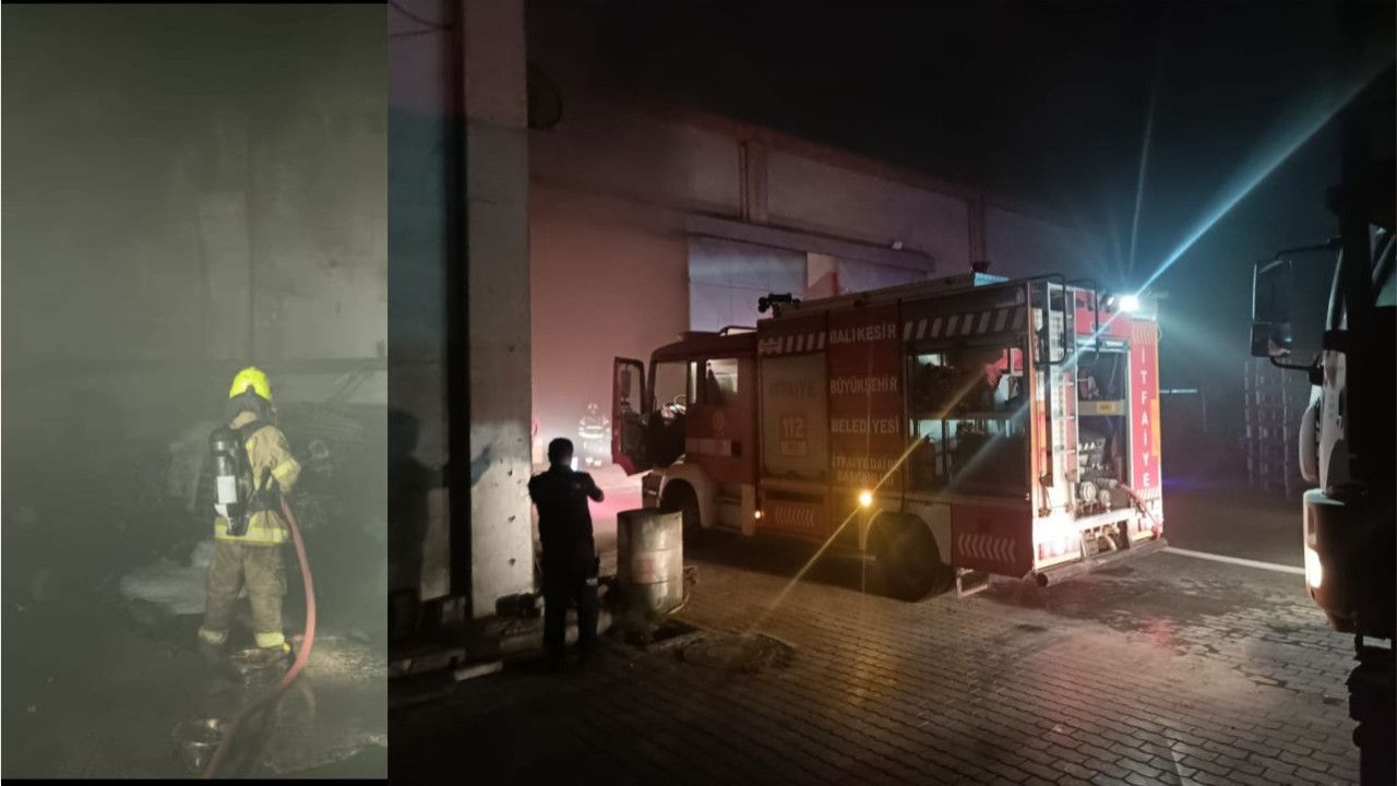 Dursunbey’de Çıkan Yangında 2 Ev Hasar Gördü: Yavru Kediler Kurtarıldı
