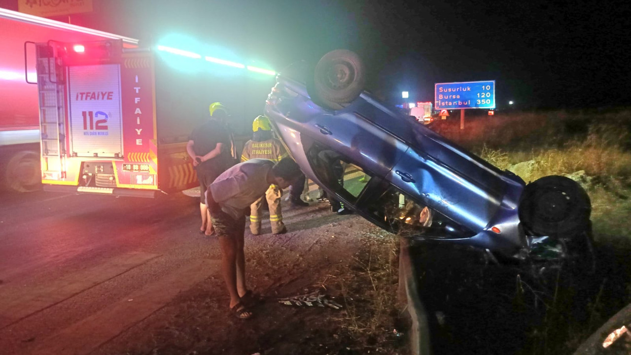 Susurluk’ta Trafik Kazası: 2 Yaralı