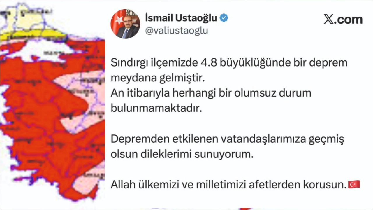 Balıkesir'de Korkutan Sarsıntı
