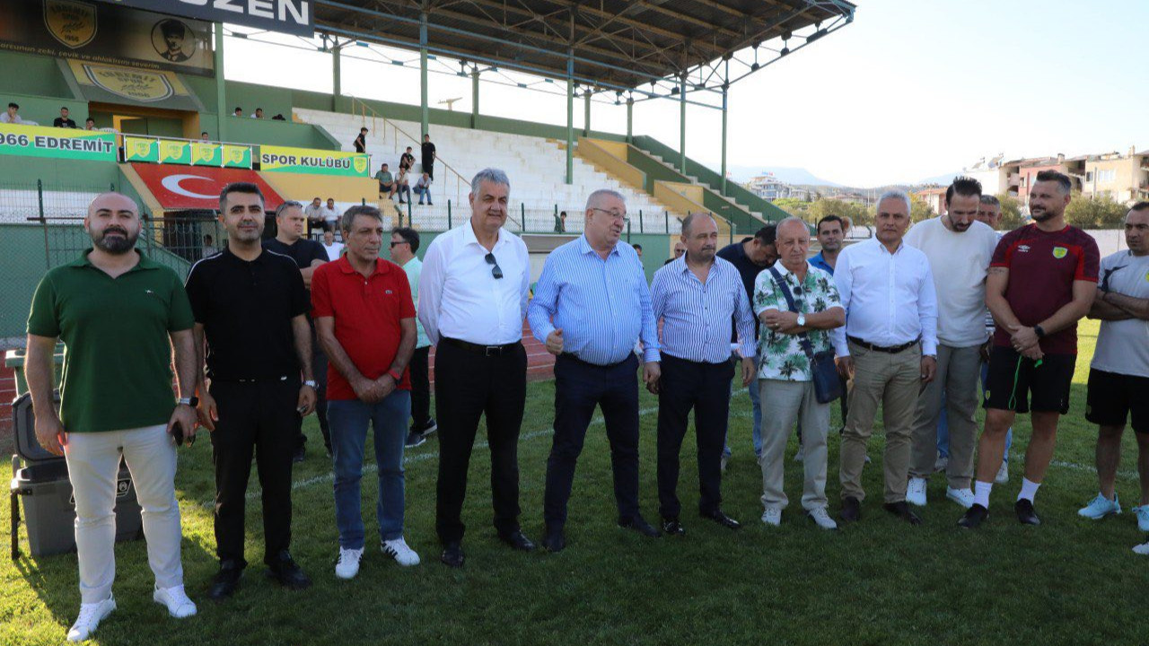 Başkan Ertaş, 1966 Edremitspor’u İlk Antrenmanında Yalnız Bırakmadı