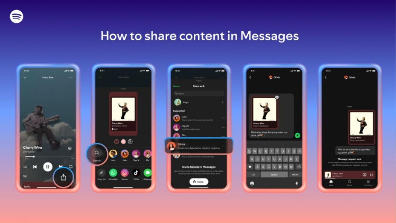 Spotify'a mesajlaşma özelliği geliyor! İşte Spotify DM özellikleri