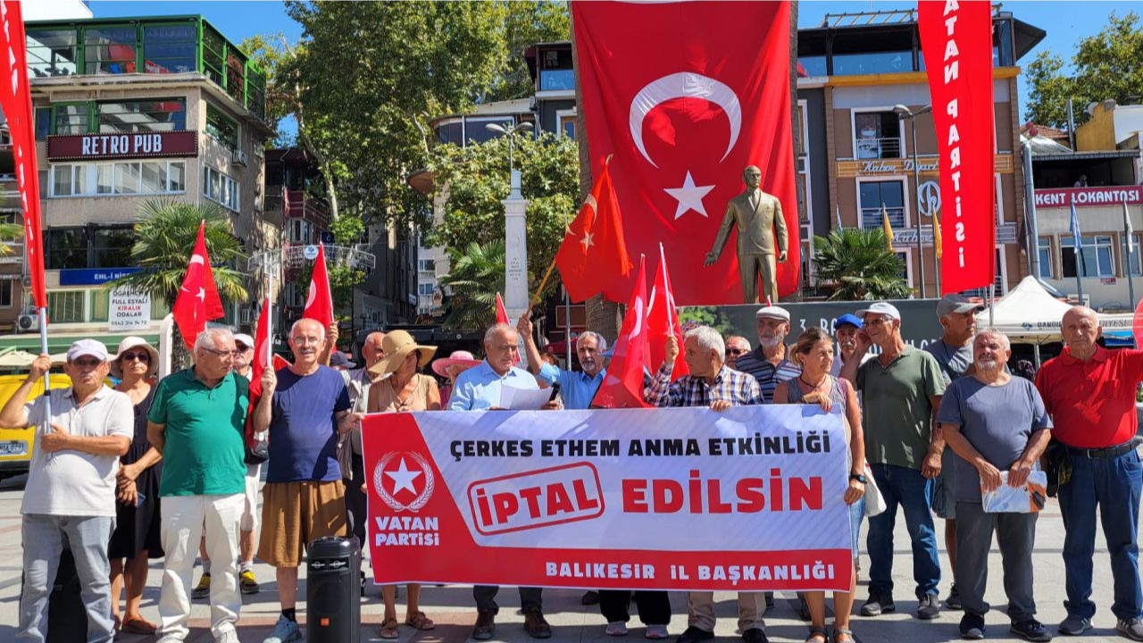 Vatan Partisi’nden Bandırma’da “Çerkes Ethem” Tepkisi