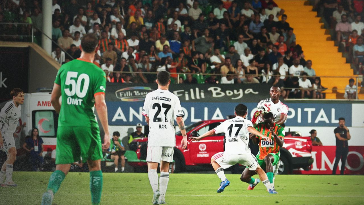 Alanyaspor-Beşiktaş maçında iSon Dakika!