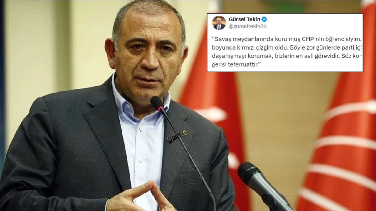 Kayyum Olarak Atanan Gürsel Tekin'den İlk Açıklama