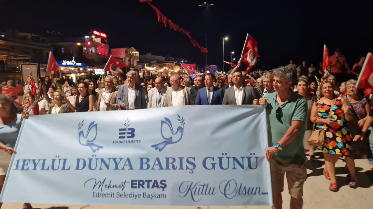 Edremit’te 1 Eylül Dünya Barış Günü Coşkuyla Kutlandı