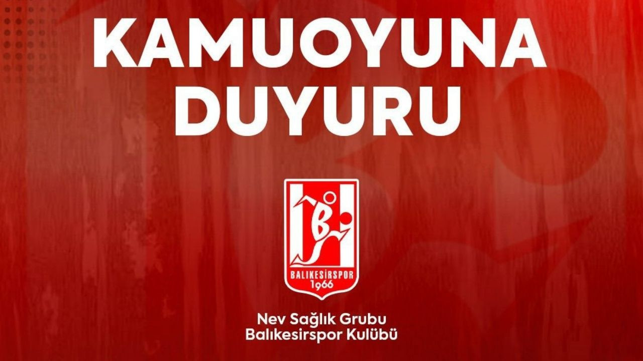 Balıkesirspor'a Transfer Yasağı: 170.000 Euro'luk 6 Yıllık Dosya Şoku